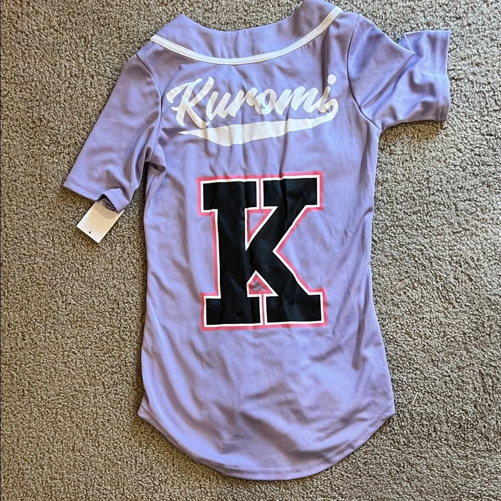 Kuromi button up lavender jersey - Picture 2 of 8